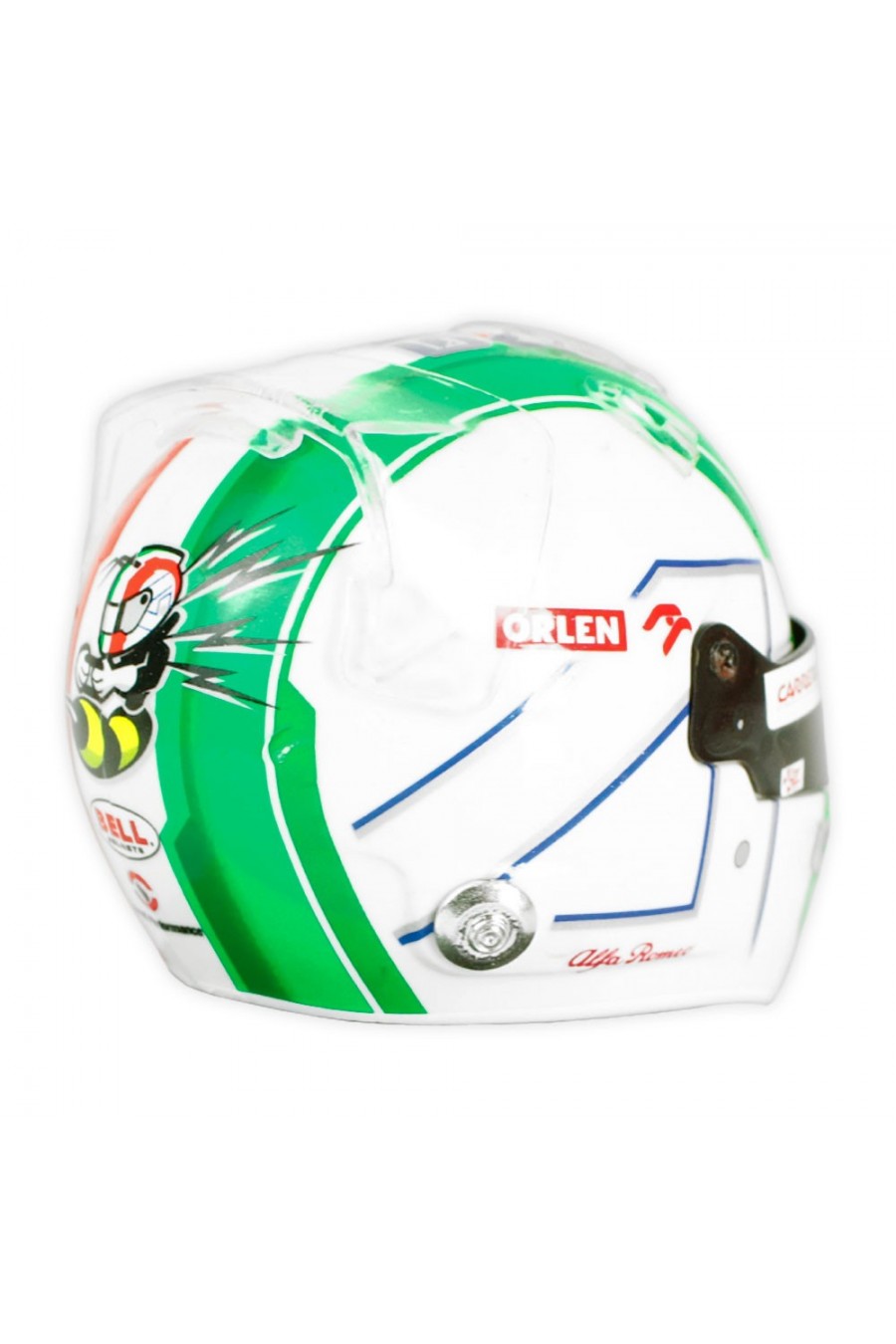 Mini Capacete Antonio Giovinazzi 'Alfa Romeo 2020 F1 1:5